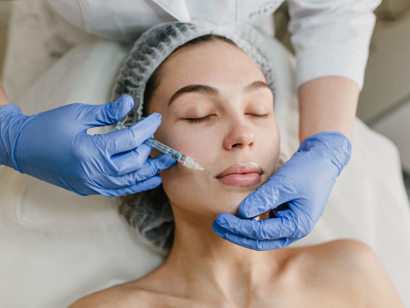 skin booster glowing